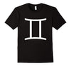 Image of Gemini Symbol T-Shirt Zodiac Horoscope May June Birthday