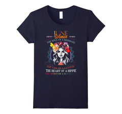 Womens June Woman The Soul Of A Mermaid Shirt-Best Birthday Gifts.