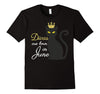 Image of June Birthday Black Cat Lover Novelty Shirt