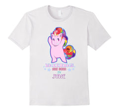 Cute June Unicorn Birthday Girl Gift Rainbow Shirt