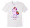 Image of Cute June Unicorn Birthday Girl Gift Rainbow Shirt