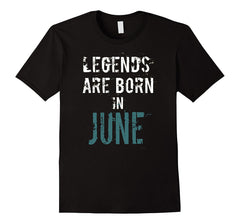 Legends Are Born In June TShirt, Grunge Birthday Gift