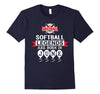 Image of "Softball T-Shirt": "Legends born in June" birthday t-shirt