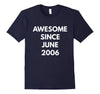 Image of Awesome Since June 2006 t-shirt - June Birthdays