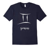 Image of Gemini Zodiac Sign May June Birthday T Shirt Twins Symbol