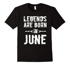 Legends Are Born In June T-Shirt, Grunge Birthday Gift