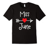 Image of Miss June Birthday Girl Month Celebration T-Shirt