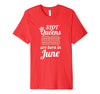 Image of Slot Machine Queens Born in June Casino Birthday T-Shirt