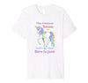 Image of Pretty Rainbow Unicorns Are Born In June Birthday Shirt
