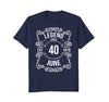 Image of Legend Since June 1978 T-Shirt 40th Birthday