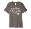 Image of The Greatest Cousin's Born In June Shirt, June Birthday Gift