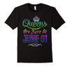 Image of Queens Are Born On June 01 Birthday TShirt