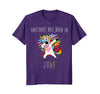 Image of Unicorns are Born in June Birthday Shirt for Kids &amp; Women
