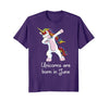 Image of Unicorns Are Born In June T-Shirt Dabbing Birthday Tee