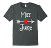 Image of Miss June Birthday Girl Month Celebration T-Shirt