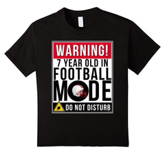 Kids Football 7th Birthday Gift Shirts Born in 2010