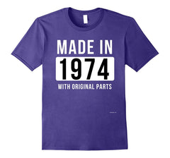 Made in 1974 T Shirt Born in 1974 Shirt Birthday
