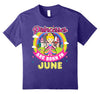 Image of Kids Princesses Are Born In June Fun Girls Birthday T-Shirt
