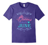 Image of Cool Women's birthday queens are born in june tshirt