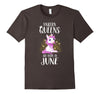 Image of UNICORN QUEENS ARE BORN IN JUNE Birthday Tee T-Shirt gift