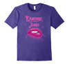 Image of Queens Are Born In June Birthday T-Shirt for Black Women
