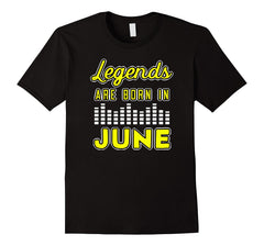 Legends Are Born June Happy Birthday t-shirt (Gemini Cancer)