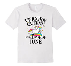 Unicorns Are Born In June T Shirt | Birthday Gift Idea