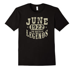 96 Years Old 96th Birthday June 1922 Birth of Legend T-Shirt