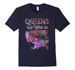 June Queens, Colorful Birthday T-Shirt