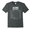 Image of June guy facts birthday T-shirt