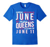 Image of Real Queens Are Born On June 11 T-shirt 11th Birthday Gifts