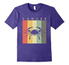 Image of Retro Vintage Cancer TShirt - Zodiac June July Birthday