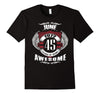 Image of Birthday gift: June 1972, 45 years of being awesome T-shirt