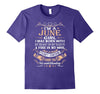 Image of I'm JUNE Girl Funny t-shirt birthday gift