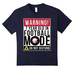 Kids Football 7th Birthday Gift Shirts Born in 2010