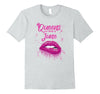 Image of Queens Are Born In June Birthday T-Shirt for Black Women