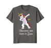 Image of Unicorns Are Born In June T-Shirt Dabbing Birthday Tee