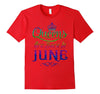 Image of Queens Are Born In June Birthday TShirt