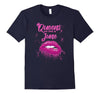 Image of Queens Are Born In June Birthday T-Shirt for Black Women