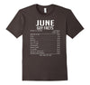 Image of June guy facts birthday T-shirt