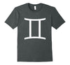Image of Gemini Symbol T-Shirt Zodiac Horoscope May June Birthday
