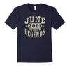 Image of 17 Years Old 17th Birthday June 2001 Birth of Legend T-Shirt