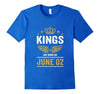 Image of Kings Are Born On June 02 Birthday T-Shirt