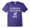 Image of Mermaids are born in June Funny T-shirt Birthday Girl Gift