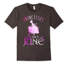 Image of Princesses are Born in June Birthday Gift Party T-Shirt