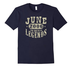 12 Years Old 12th Birthday June 2006 Birth of Legend T-Shirt