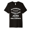 Image of Oklahoma JUNE Birthday Sunshine Mixed With Tornado Slim Tee