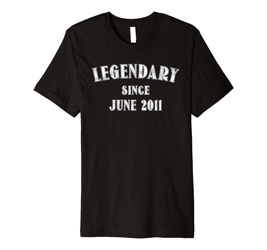 Legendary Since June 2011 7th Birthday T-Shirt