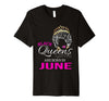Image of African American Black Queens Born in June Birthday Shirt