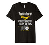 Image of Crossbow Hunter June Birthday Premium T Shirt Gift
